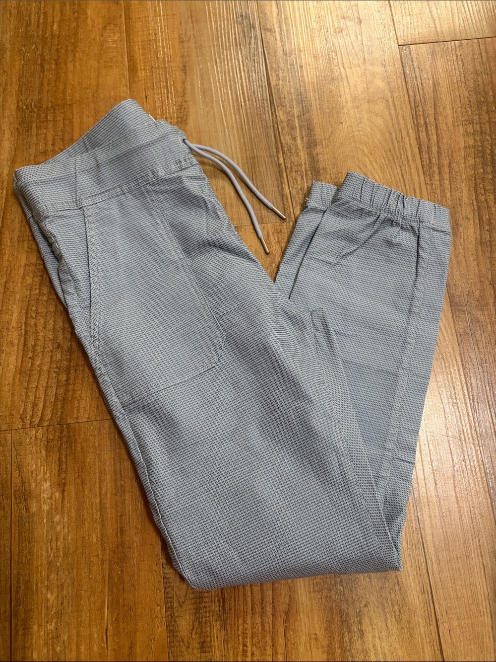 Flog slate blue & gray drawstring waist joggers size 29